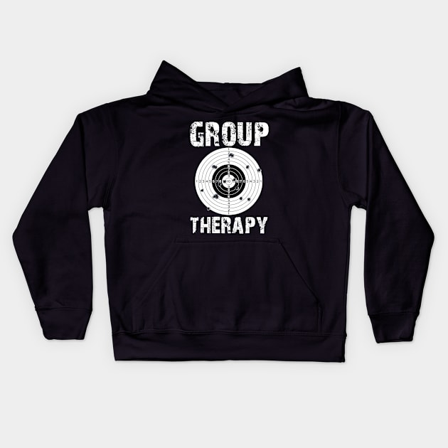 Group Therapy Target Shooting Kids Hoodie by Hassler88